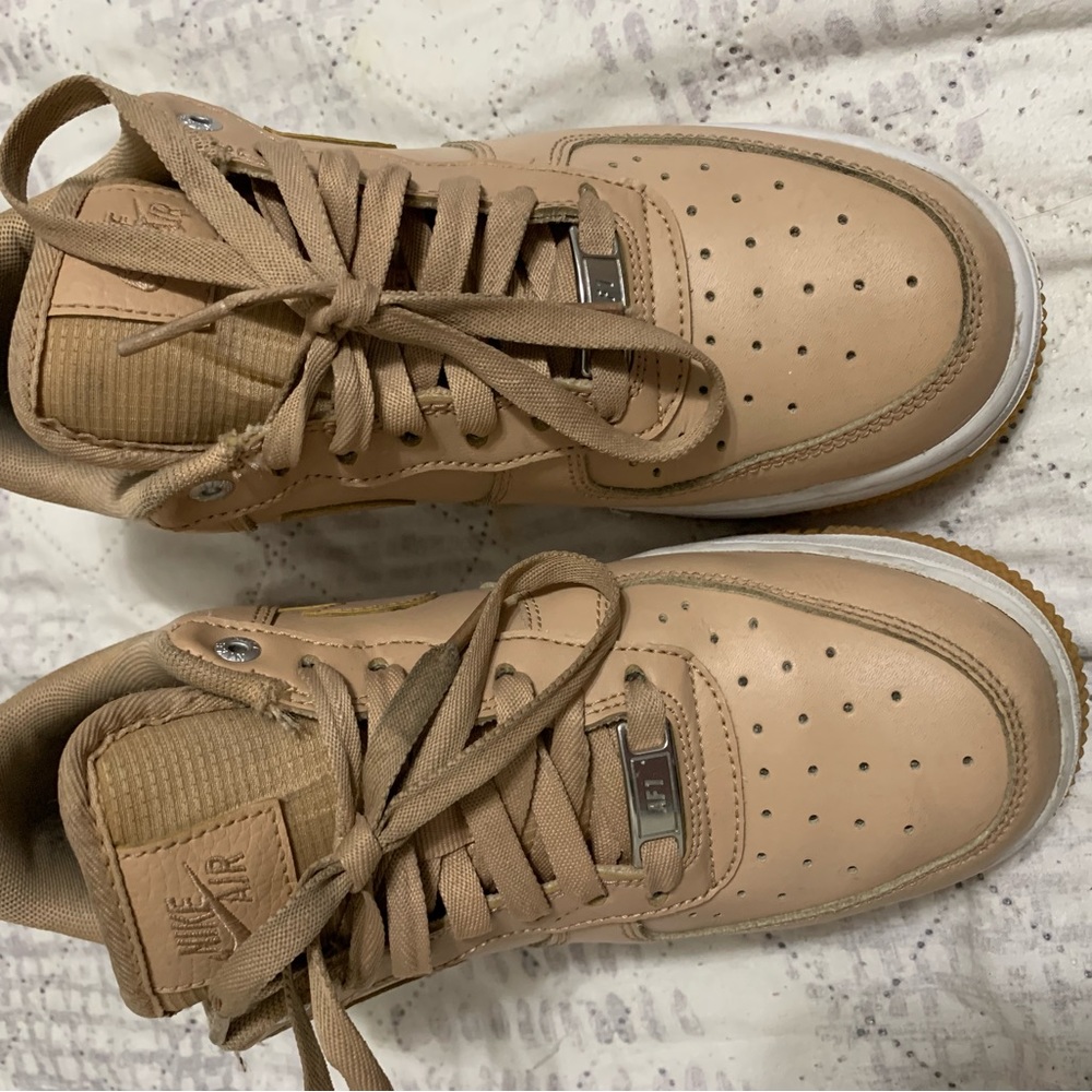 Nike air forces pink blush color